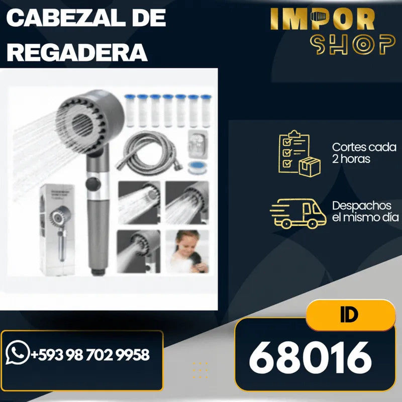Regadera Ducha Masajeadora 4 Filtros