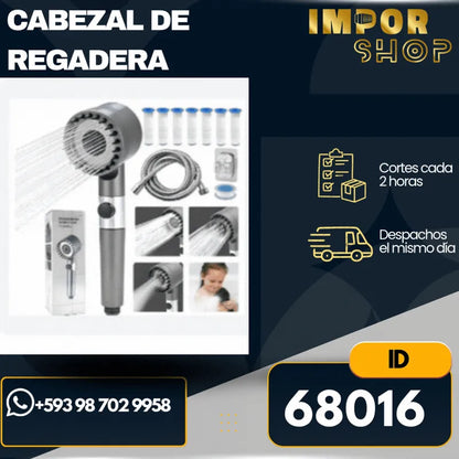 Regadera Ducha Masajeadora 4 Filtros